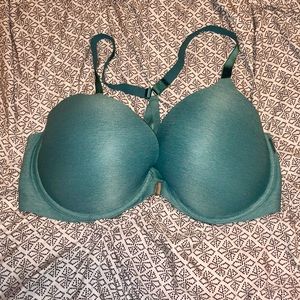 Aerie teal soft sculpt racer back 38DD